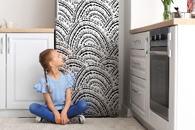 Magnetic refrigerator cover Abstract pattern