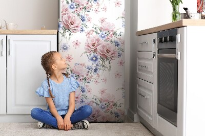 Decoration refrigerator cover Filigree bouquet