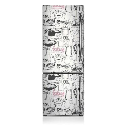 Magnetic refrigerator cover Kitchen theme