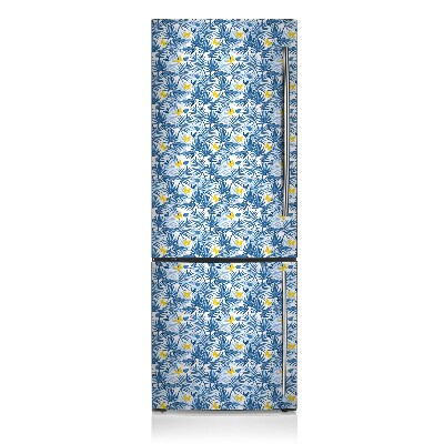 Magnetic refrigerator cover Butterflies in tropics