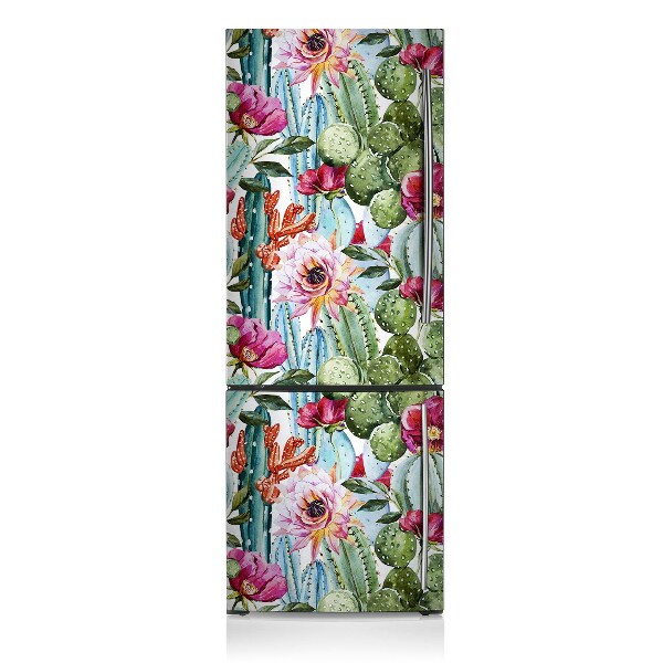 Decoration refrigerator cover Colorful cacti