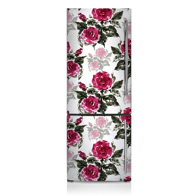 Decoration refrigerator cover Painted roses