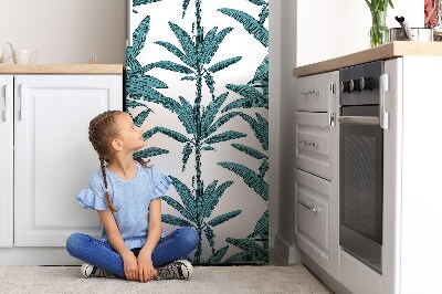 Decoration refrigerator cover Palm branches