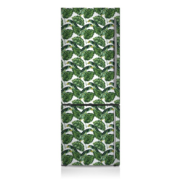 Magnetic refrigerator cover Monstera