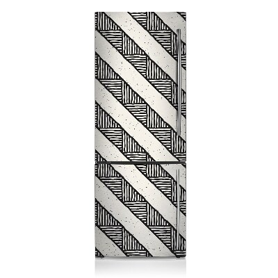 Magnetic refrigerator cover Ethnic pattern