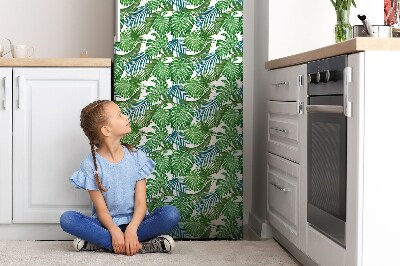 Magnetic refrigerator cover Monstera