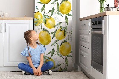 Decoration refrigerator cover Painted lemons