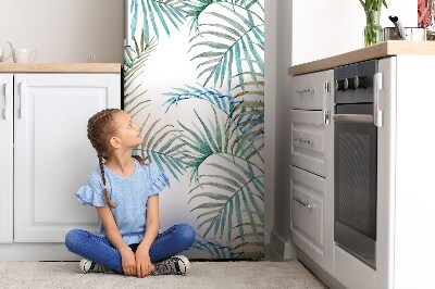 Decoration refrigerator cover Tropical leaves