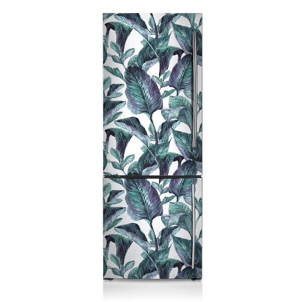 Decoration refrigerator cover Exotic leaves