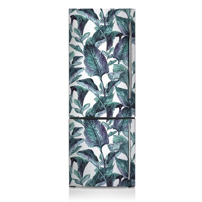 Decoration refrigerator cover Exotic leaves