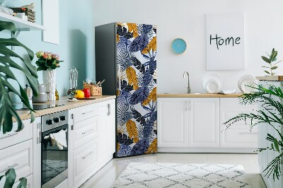 Decoration refrigerator cover Palm leaves