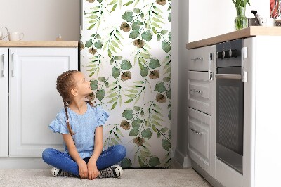 Decoration refrigerator cover Autumn leaves