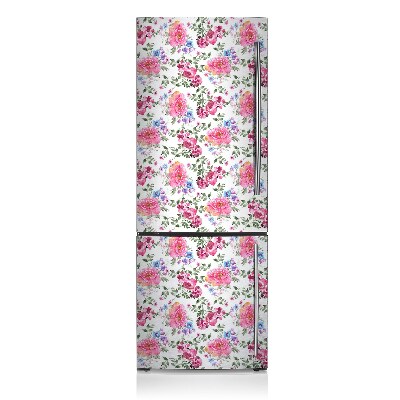 Decoration refrigerator cover Pink flowers