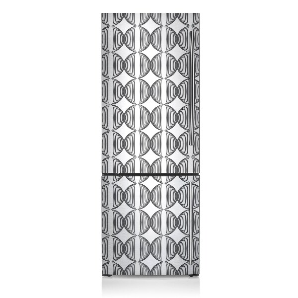 Magnetic refrigerator cover Retro pattern