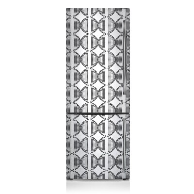 Magnetic refrigerator cover Retro pattern