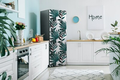 Decoration refrigerator cover Tropical illustration