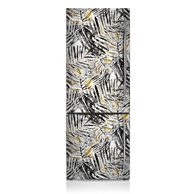 Decoration refrigerator cover Black leaves