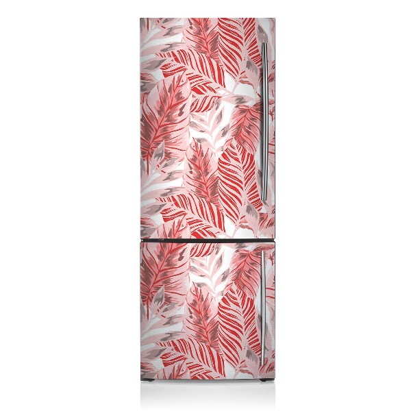 Decoration refrigerator cover Pink jungle