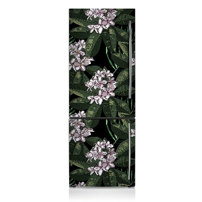 Decoration refrigerator cover Exotic flowers