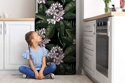 Decoration refrigerator cover Exotic flowers