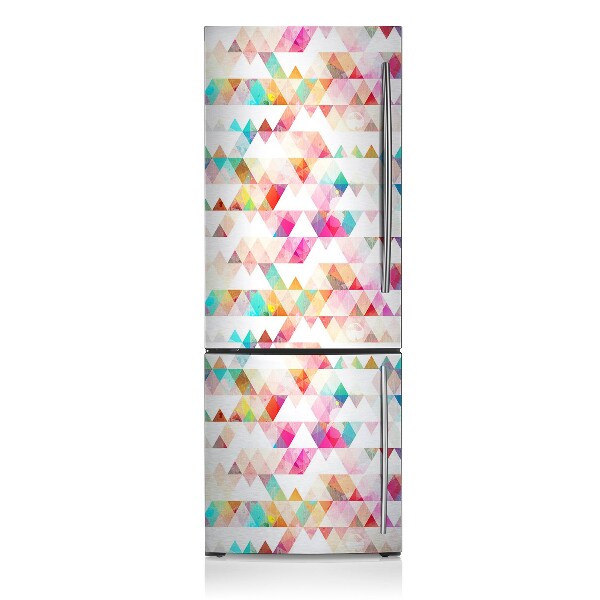 Decoration refrigerator cover Rainbow geometry