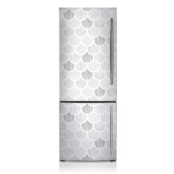 Magnetic refrigerator cover Fish patterns of scales