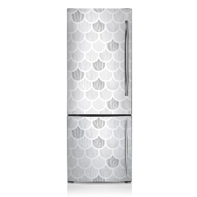 Magnetic refrigerator cover Fish patterns of scales