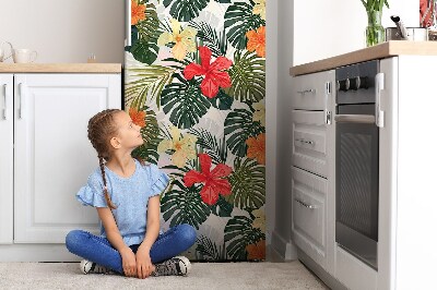 Magnetic refrigerator cover Hawaiian island