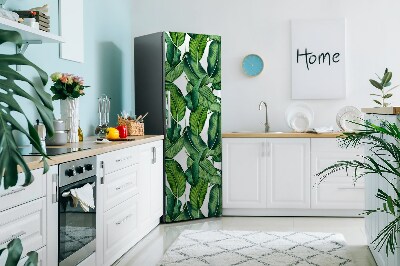 Decoration refrigerator cover Botanical leaves