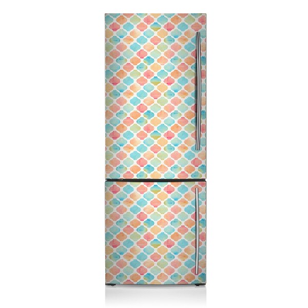 Magnetic refrigerator cover Colorful pattern