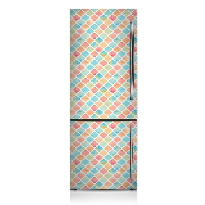 Magnetic refrigerator cover Colorful pattern