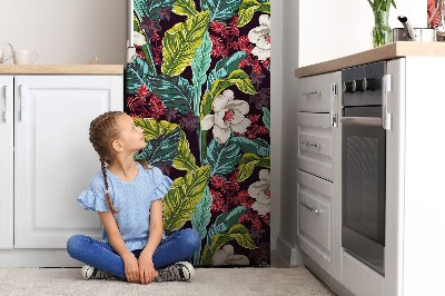 Magnetic refrigerator cover Floral