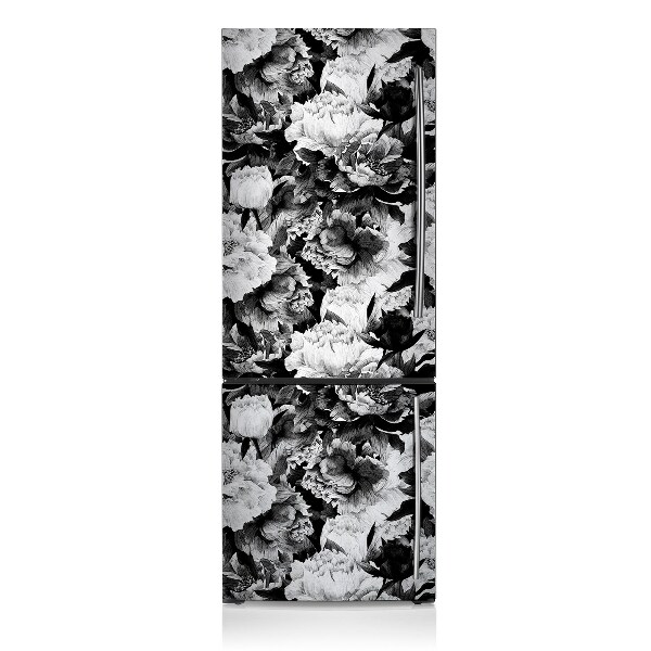 Decoration refrigerator cover Black roses