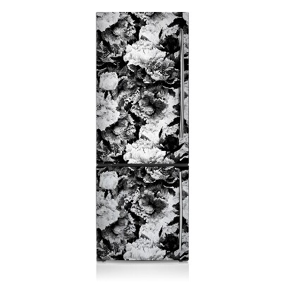 Decoration refrigerator cover Black roses