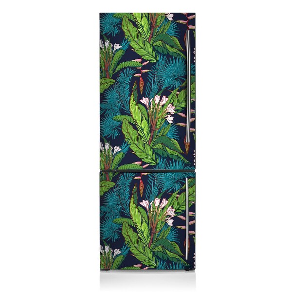 Decoration refrigerator cover Tropical jungle