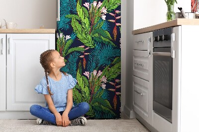 Decoration refrigerator cover Tropical jungle