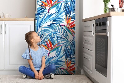 Decoration refrigerator cover Blue paradise