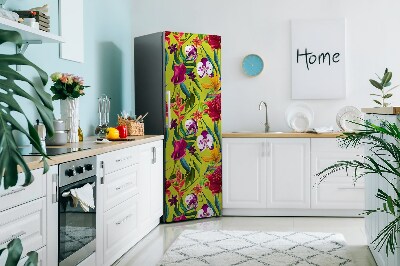 Magnetic refrigerator cover Painted garden