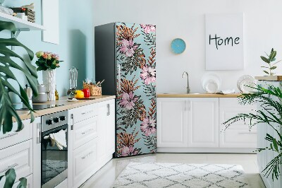 Decoration refrigerator cover Hibiscus flowers