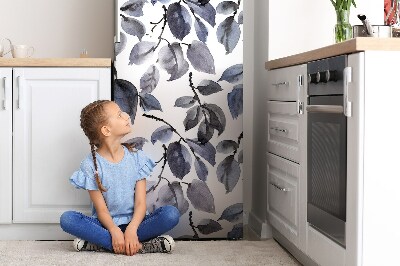 Decoration refrigerator cover Gray branches