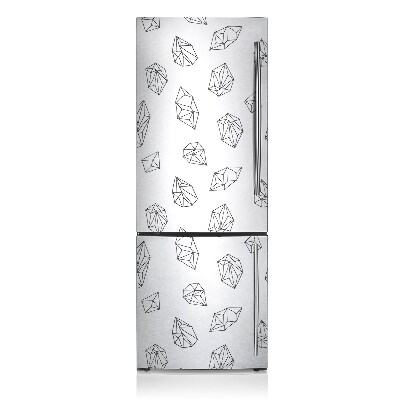 Decoration refrigerator cover Drawn diamonds