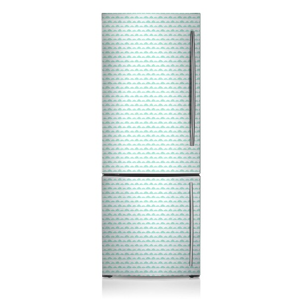 Decoration refrigerator cover Green hill