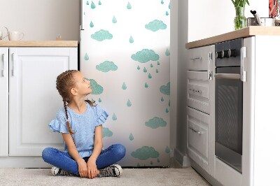 Decoration refrigerator cover Rain cloud