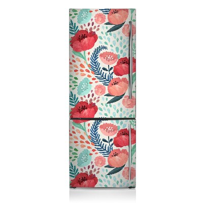 Magnetic refrigerator cover Poppy seed