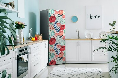 Magnetic refrigerator cover Poppy seed