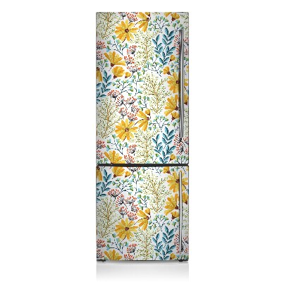 Magnetic refrigerator cover Floral image