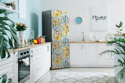 Magnetic refrigerator cover Floral image