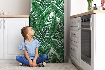 Decoration refrigerator cover Monster leaves