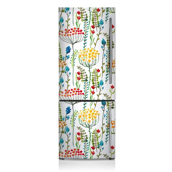 Decoration refrigerator cover Colorful meadow