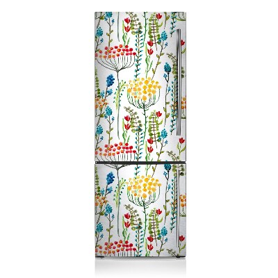 Decoration refrigerator cover Colorful meadow